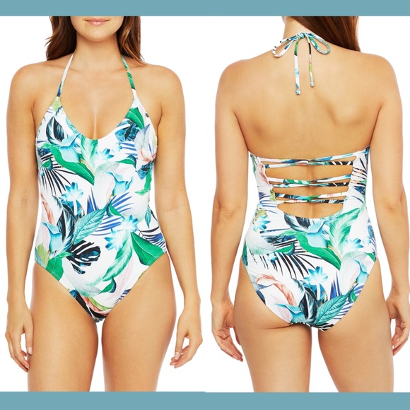 NEW La Blanca In the‎ Moment One-Piece Swimsuit in White [SZ 6 ] - Picture 1 of 12